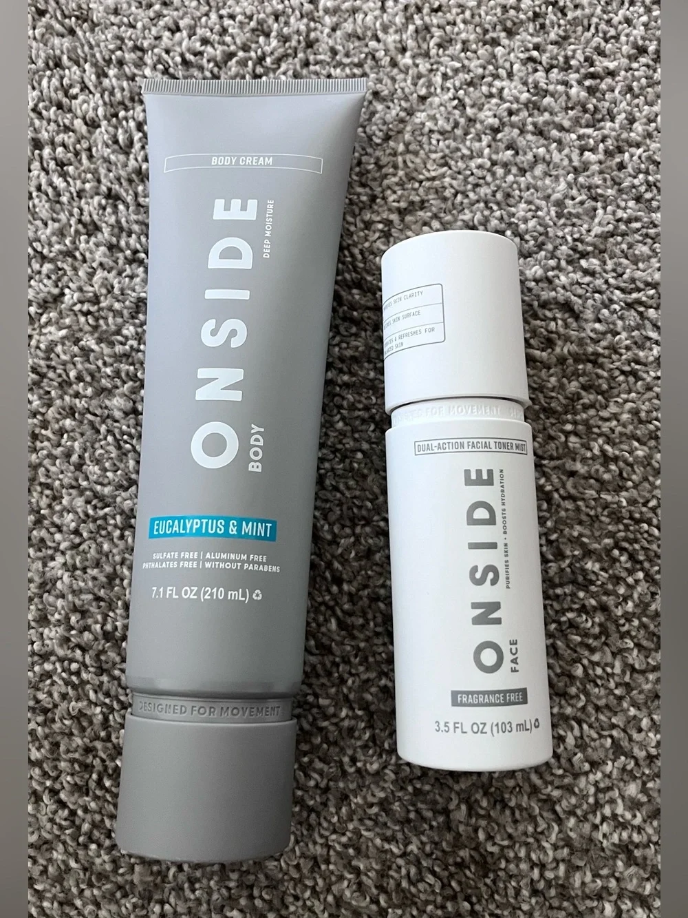 Bundle of Onside Body Lotion & Facial Toner Mist